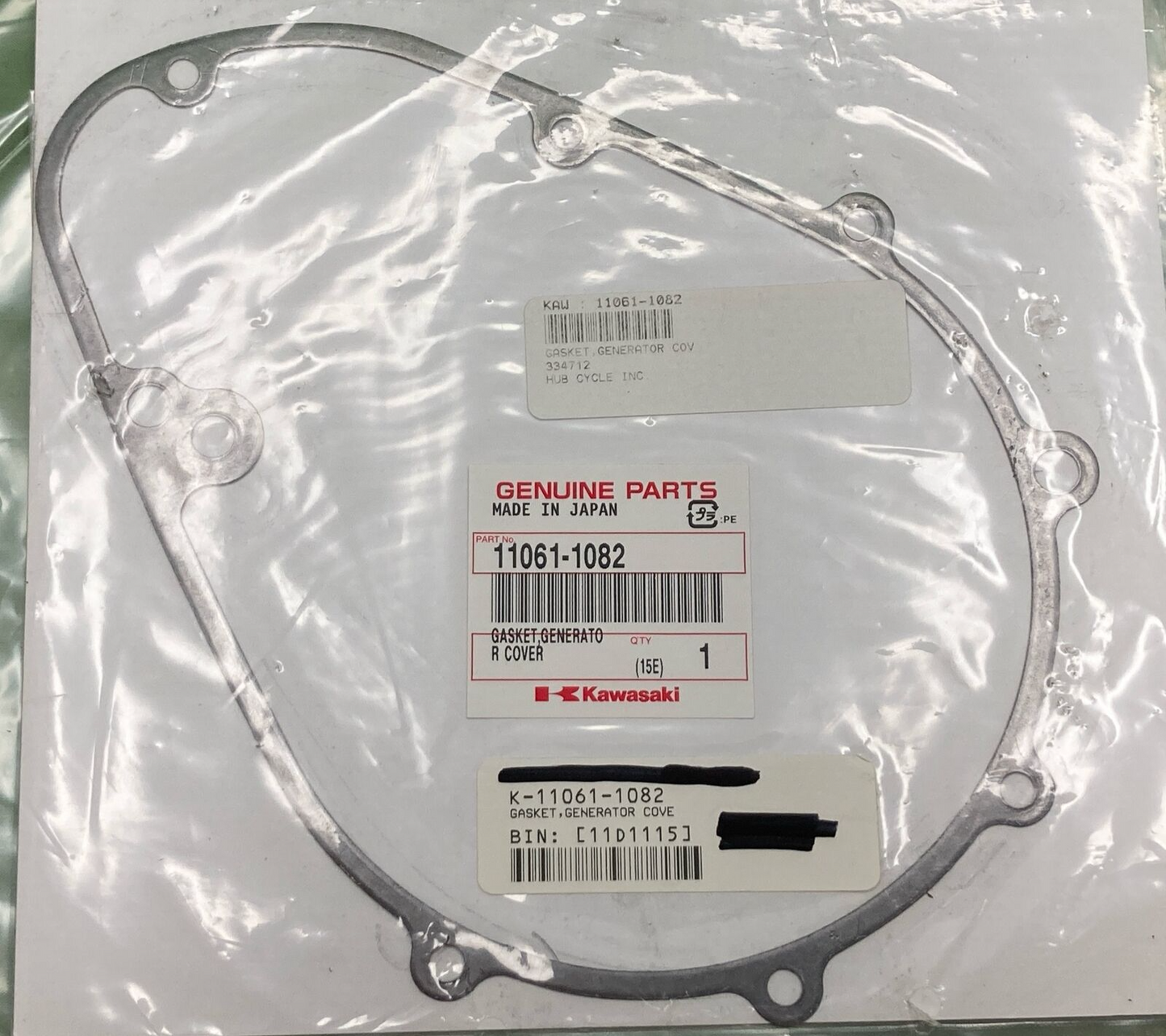 NEW GENUINE KAWASAKI 11061-1082 GENERATOR CASE GASKET