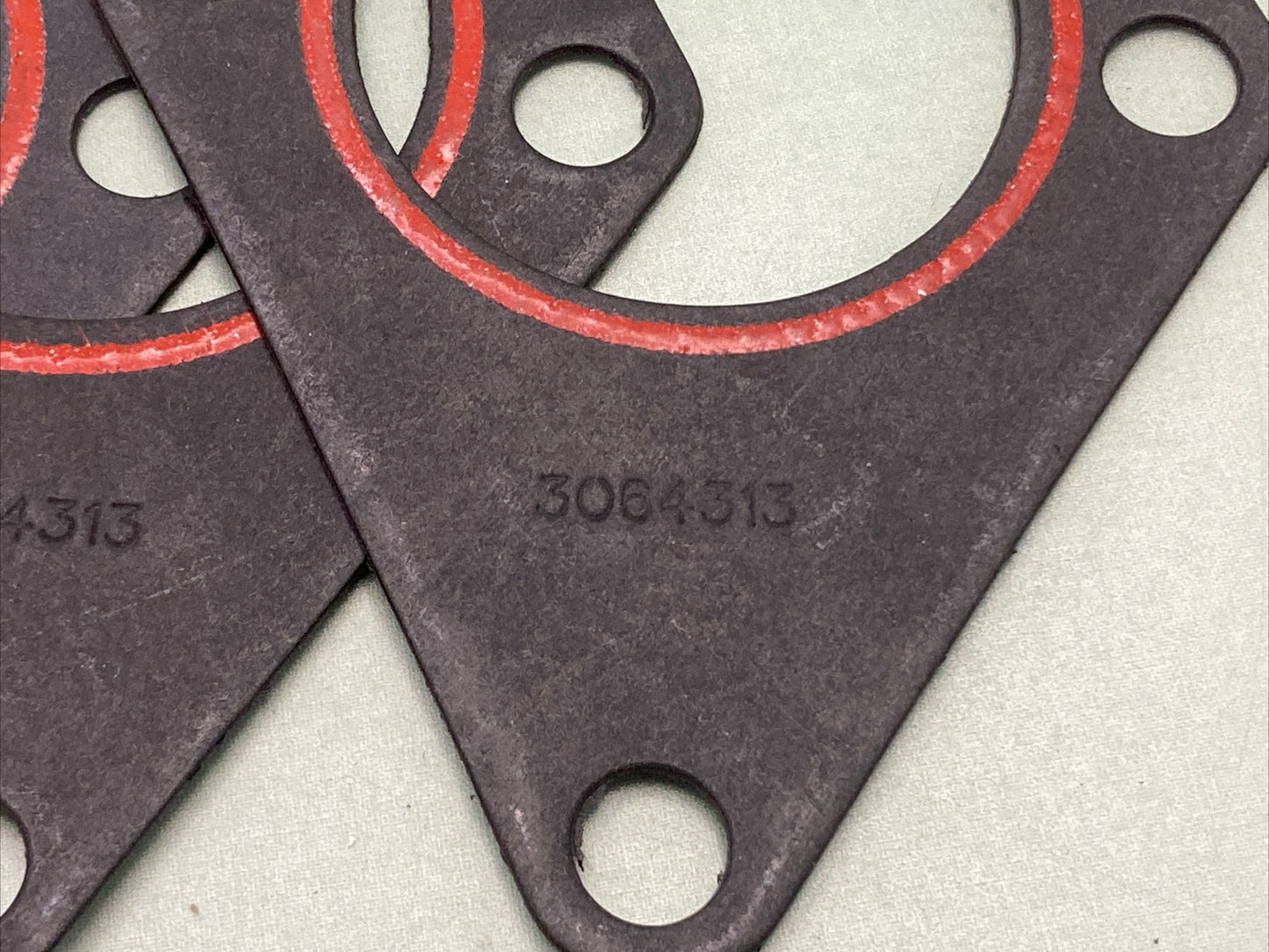 QTY 5 NEW CUMMINS 3064313 THERMOSTAT HOUSING GASKET