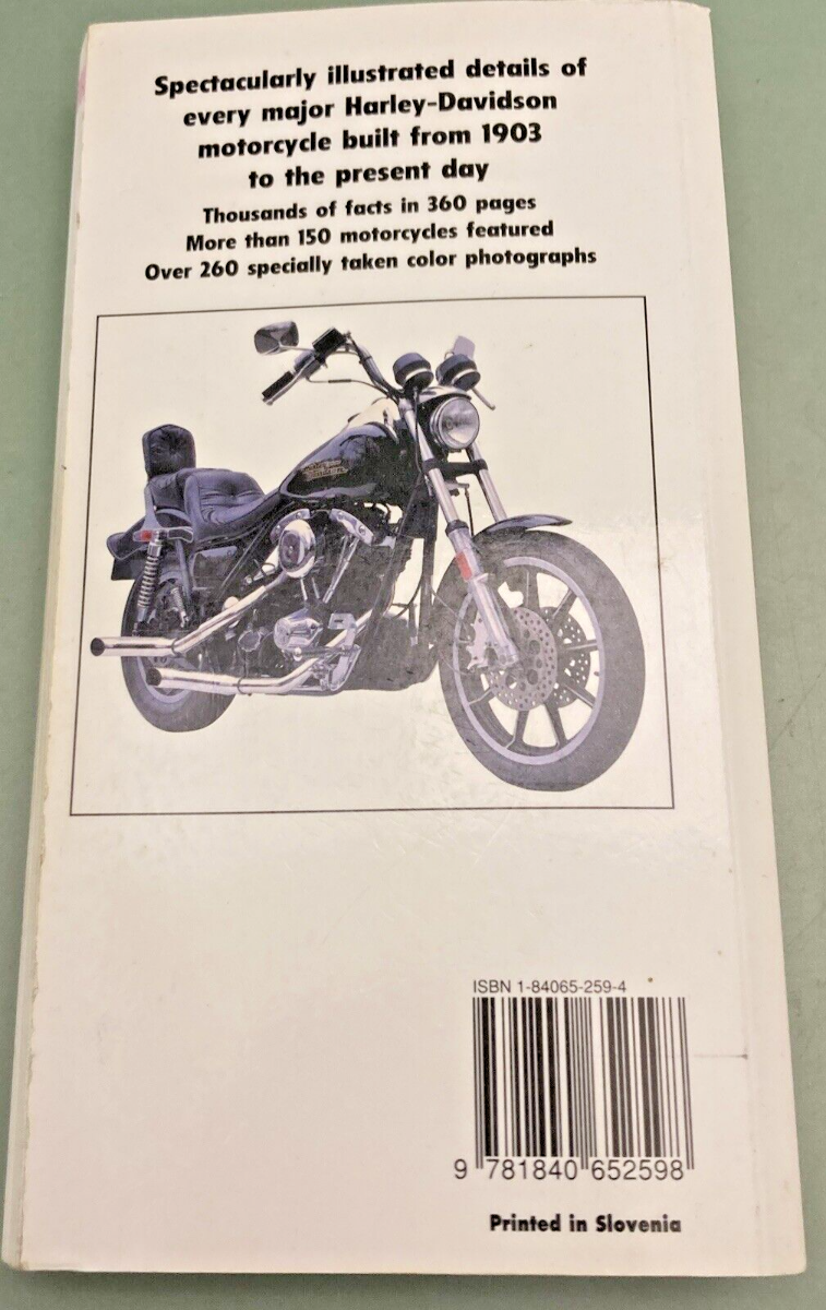 THE ILLUSTRATED DIRECTORY OR HARLEY DAVIDSON MOTORCYCLES BY TOD RAFFERTY
