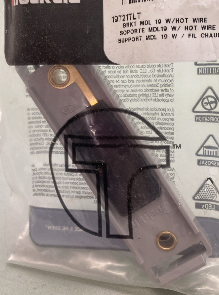 NEW TRUCK-LITE 19721TLT BRACKET MODEL 19 WITH HOT WIRE