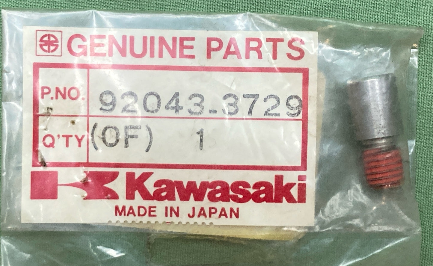 NEW GENUINE KAWASAKI 92043-3729 HOOD PIN 10X23