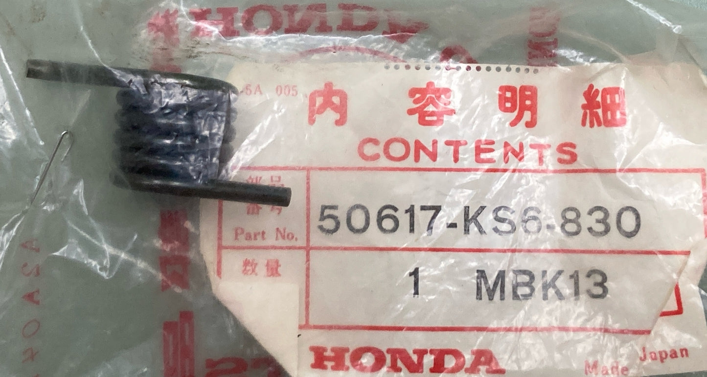 NEW GENUINE HONDA 50617-KS6-830 RETURN SPRING FOOT PEG