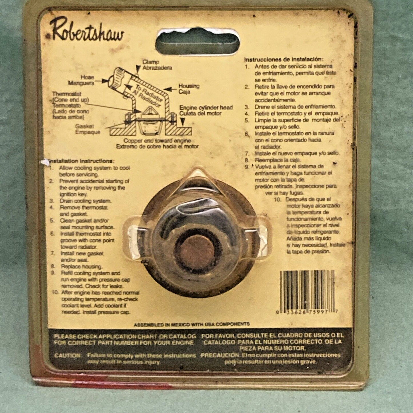 NEW GENUINE ROBERTSHAW GT759-197 GENERATION 2 THERMOSTAT