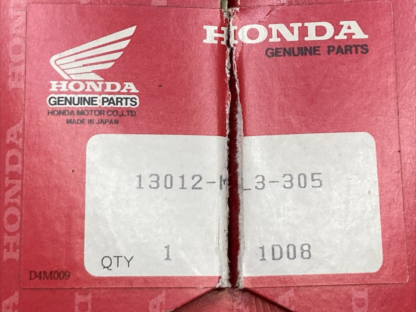 NEW GENUINE HONDA 13012-ML3-305 OVERSIZED PISTON RING SET