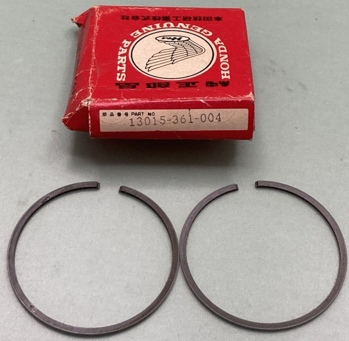 NEW GENUINE HONDA 13015-361-004 RING SET PISTON 1.00 RIKEN