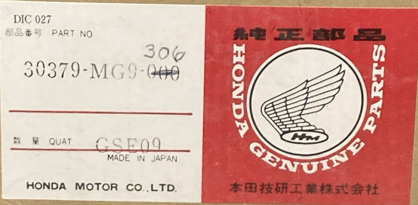 NEW GENUINE HONDA 30379-MG9-000 GASKET PULSER COVER