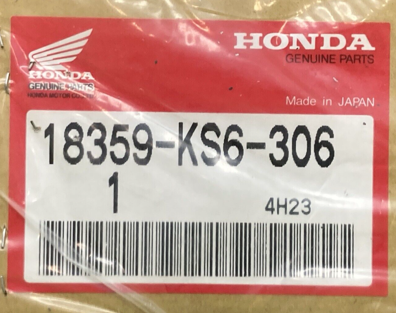 NEW GENUINE HONDA 18359-KS6-306 GASKET EXHAUST MANIFOLD