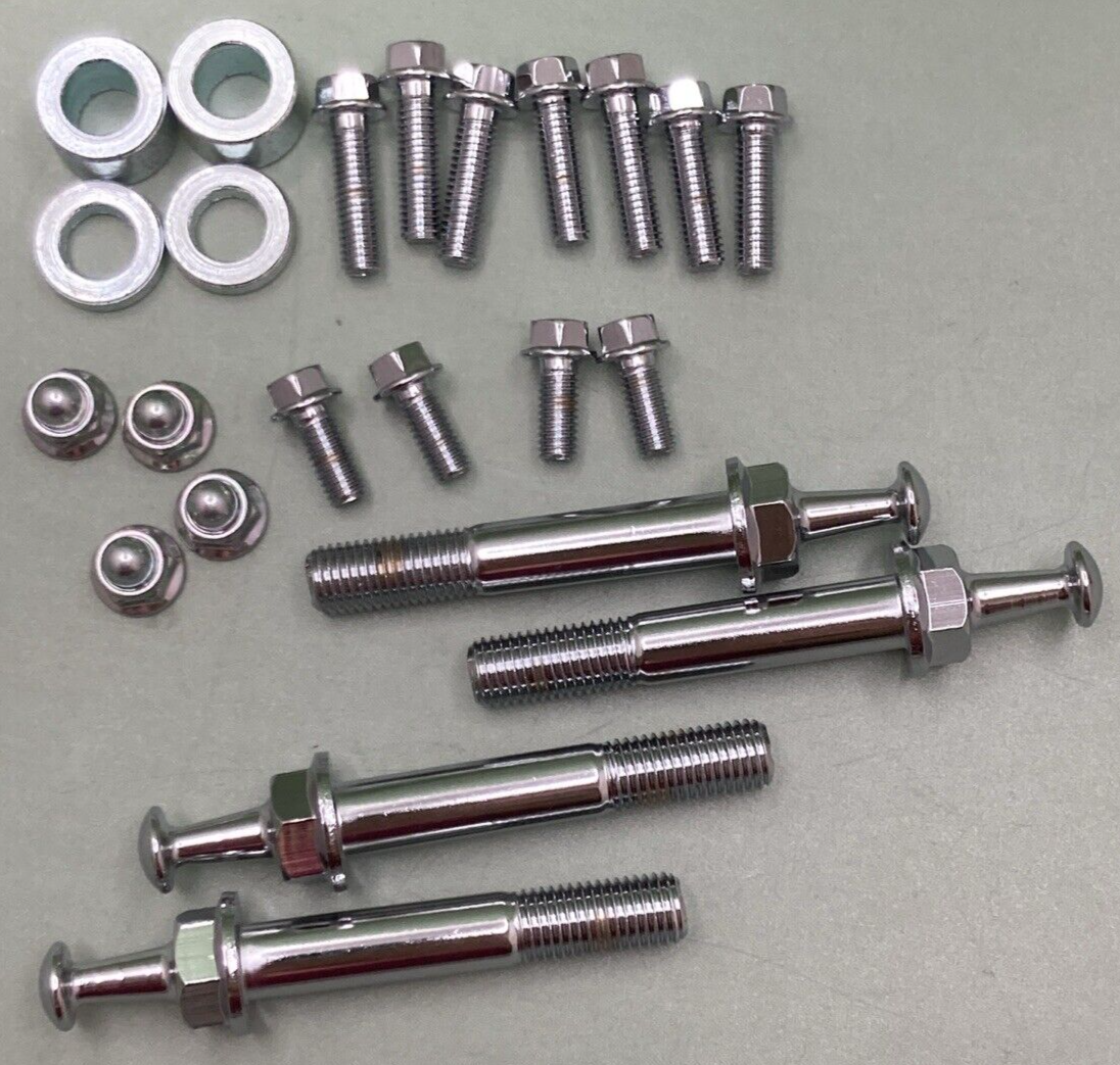 NEW GENUINE HONDA 08F75-MCR-100F BACKREST STAY CHROME W/ HARDWARE