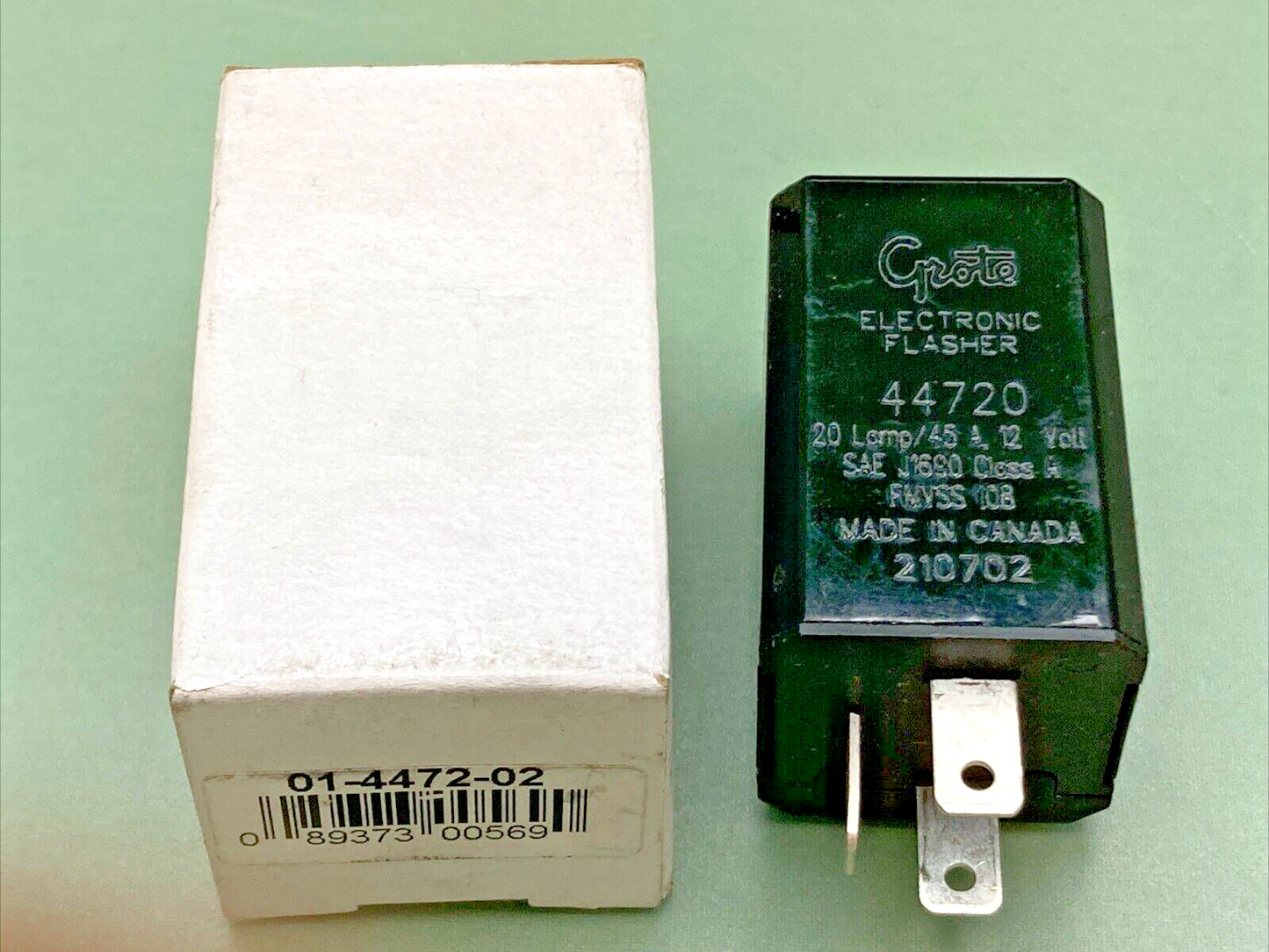 NEW GROTE 01-4472-02 3-Pin 20-Light Heavy Duty Electronic Flasher Black 44720