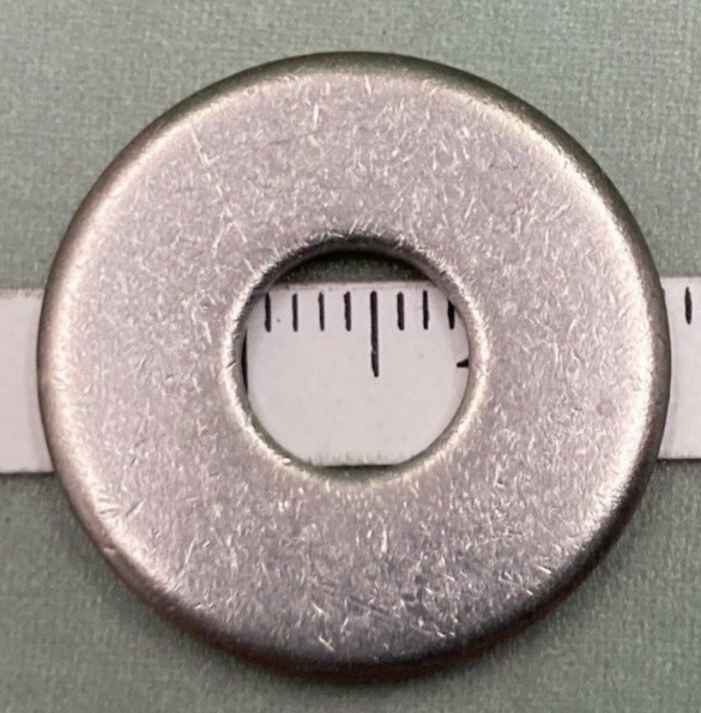 QTY 5 NEW GENUINE TIGERSHARK 0624-125 WASHER FLAT FENDER 8MM