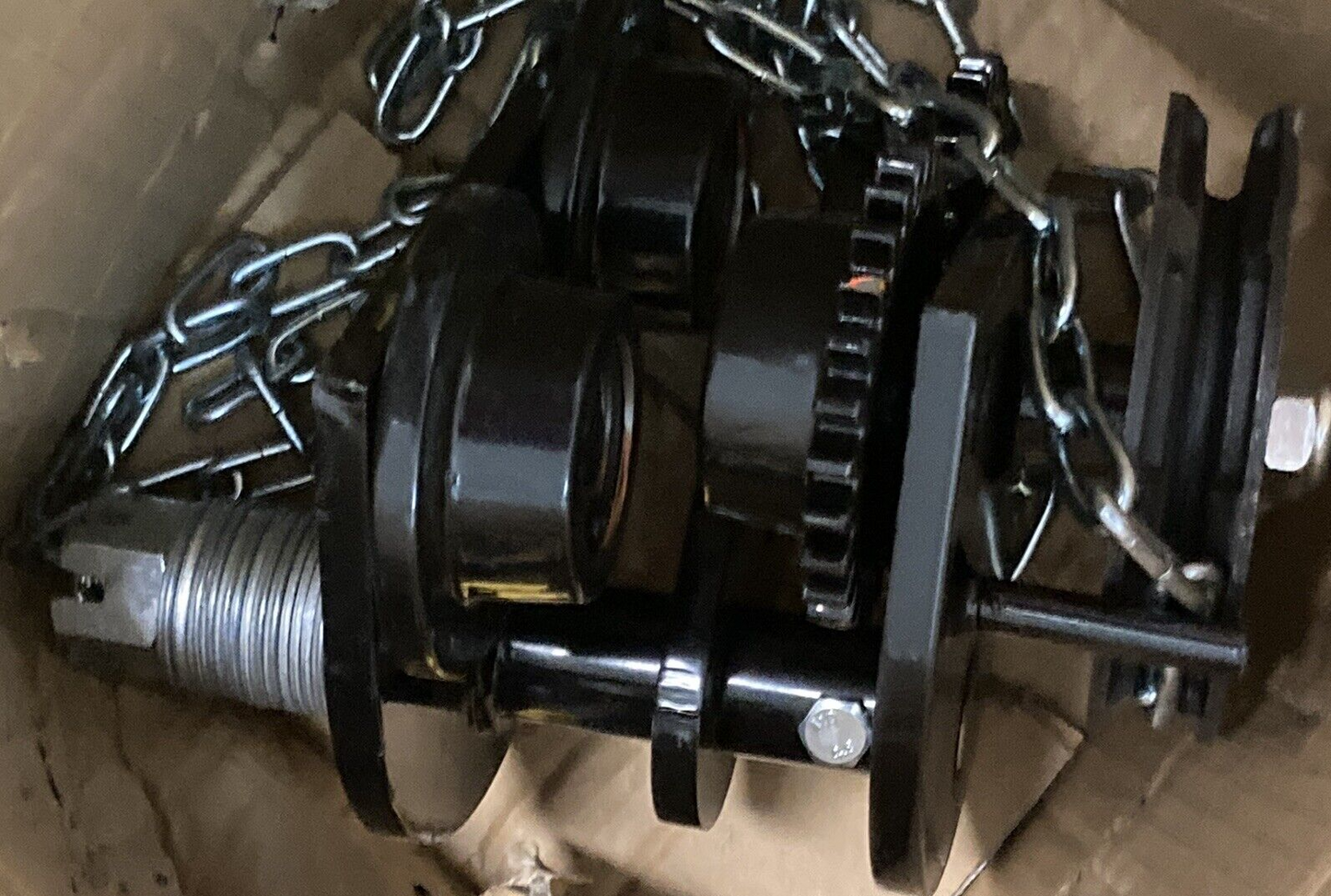 NEW JEGS 81247 Gantry Trolley 1-Ton BLACK