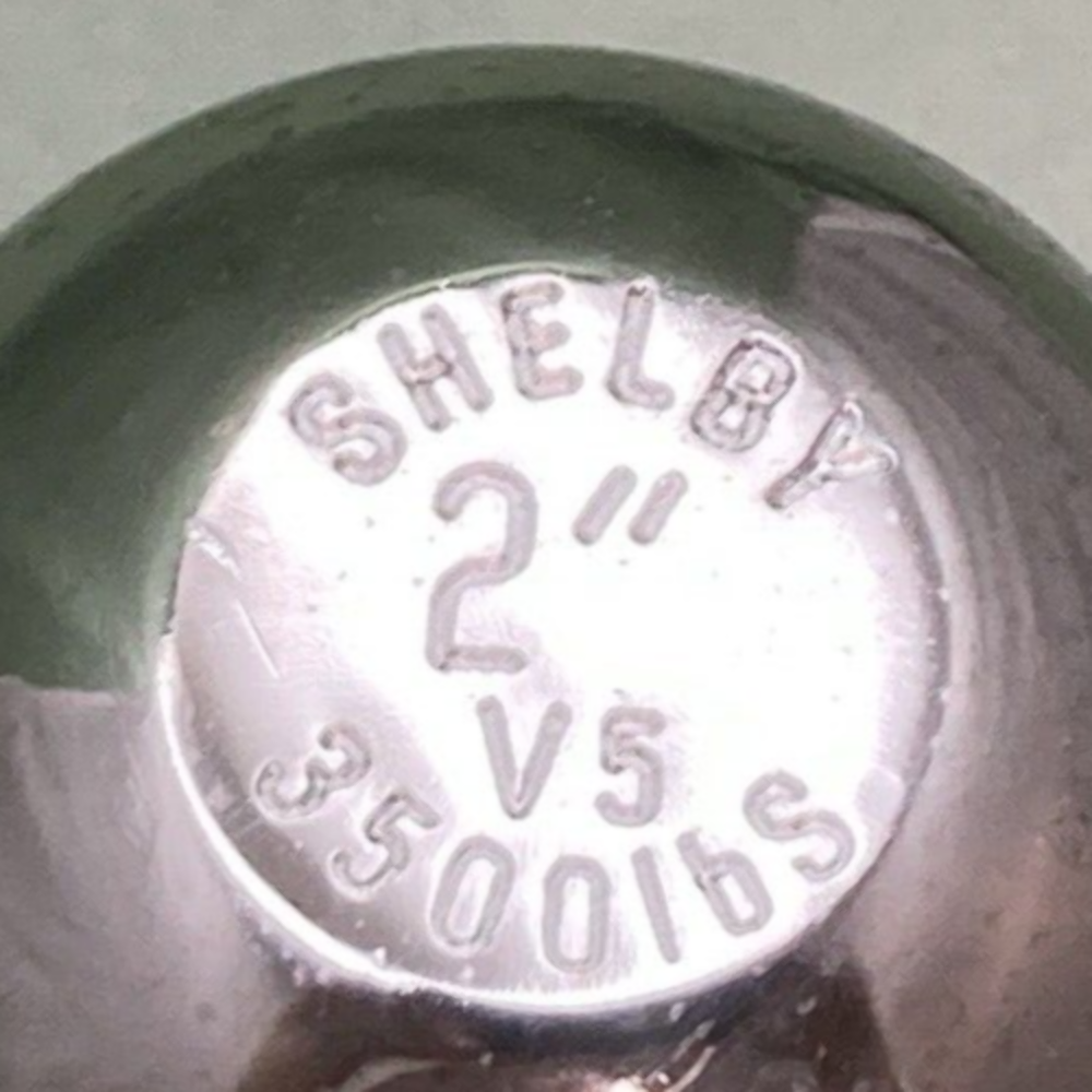NEW SHELBY TRAILER ACCESSORIES 5010 SHANK TRAILER BALL 3500# 2" X 3/4" X 1.5"