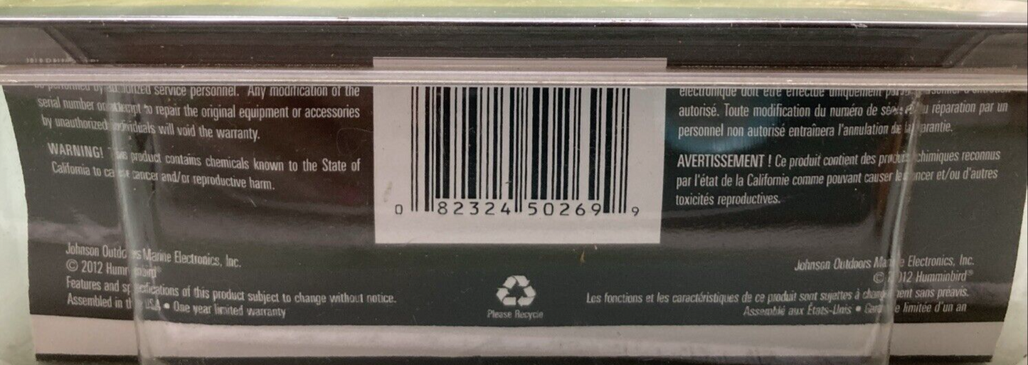 NEW GENUINE HUMMINGBIRD 720003-2 TRANSDUCER EXTENSION CABLE 30' DEPTH FINDER