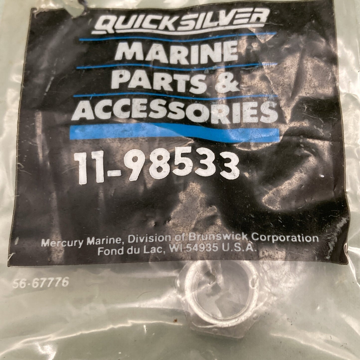 QTY 6 NEW GENUINE MERCURY QUICKSILVER 11-98533 NUT GIMBAL RING ASM STEER LVR