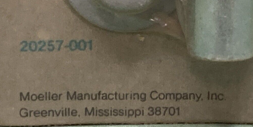 NEW GENUINE MOELLER 20257-001 STEEL SHAFT 9-1/4" LENGTH 5/8" OD W/ PAL NUTS