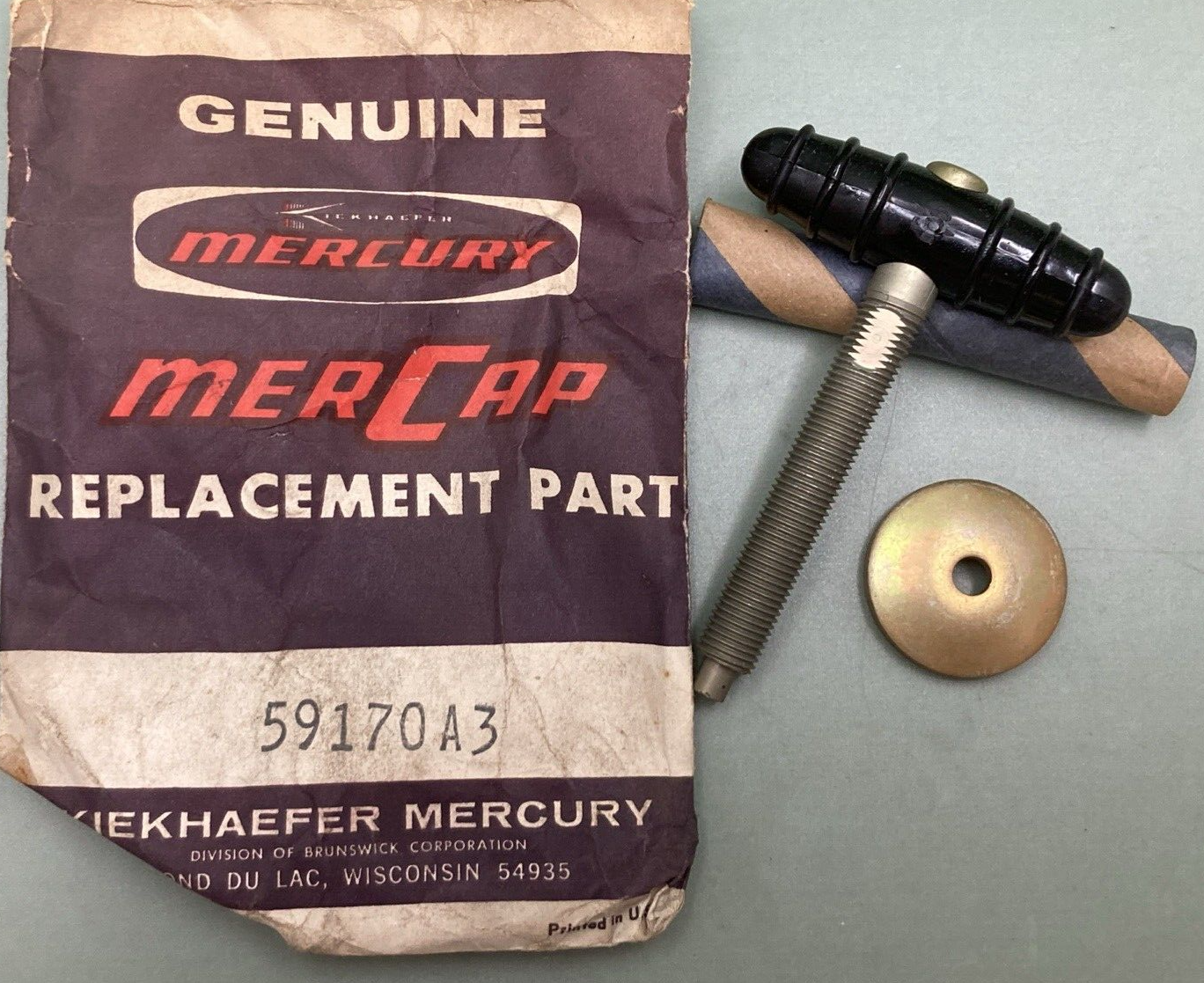 NEW GENUINE MERCURY QUICKSILVER 59170A3 THUMB SCREW ASSEMBLY