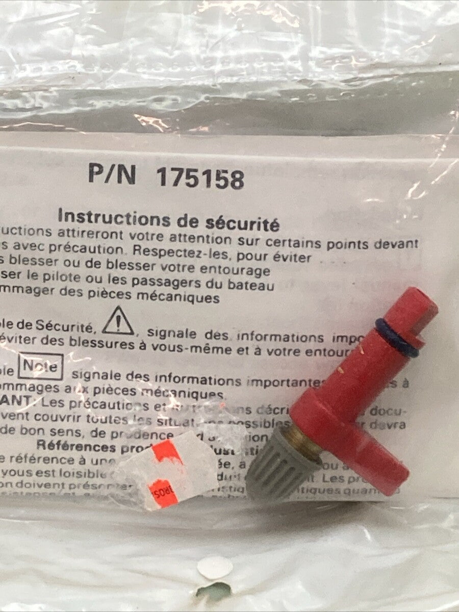 NEW JOHNSON EVINRUDE 175158 SERVICE VALVE