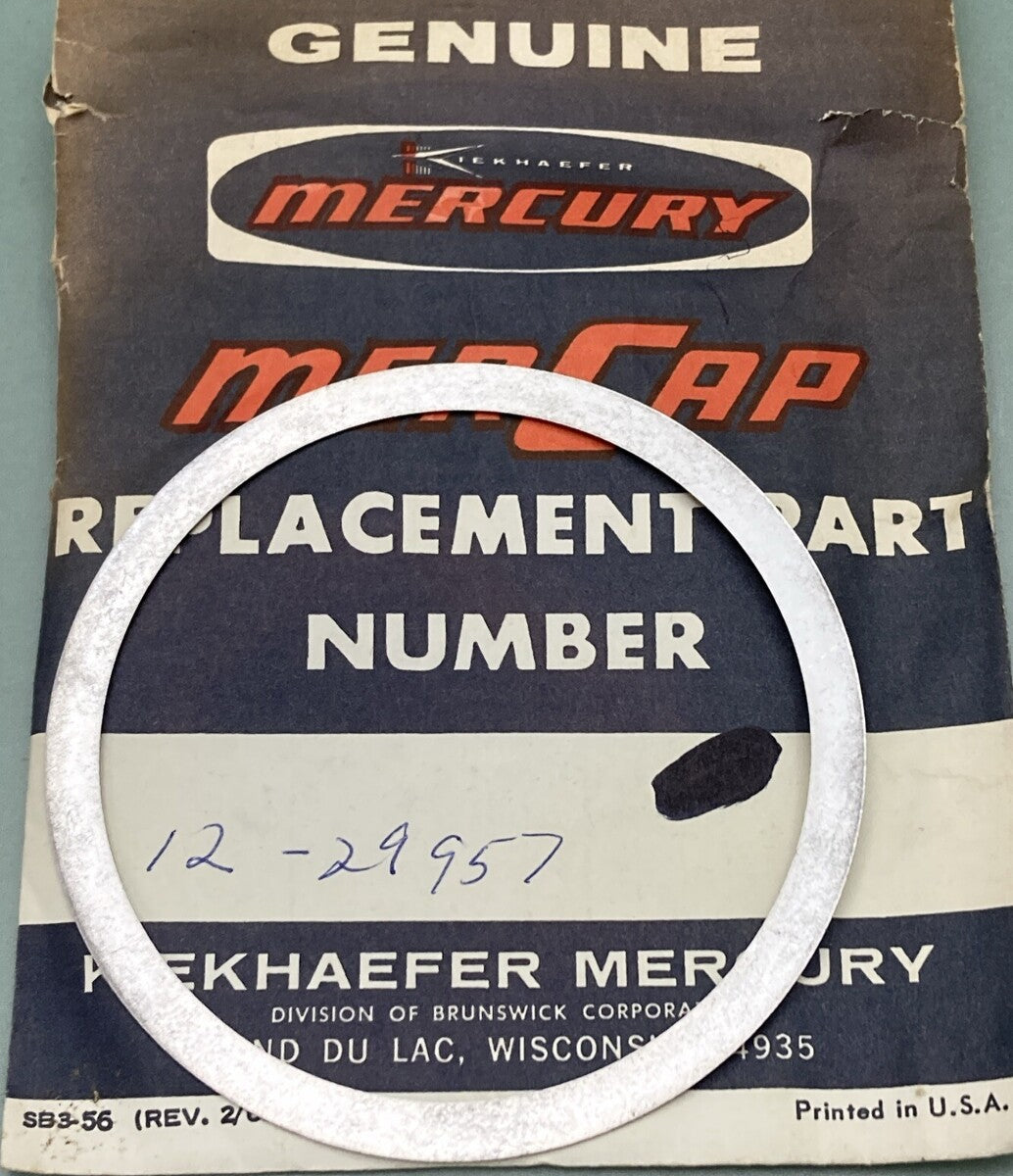 QTY 2 NEW GENUINE MERCURY 12-29957 WASHER WATER PUM ASM MERC 250 MIE
