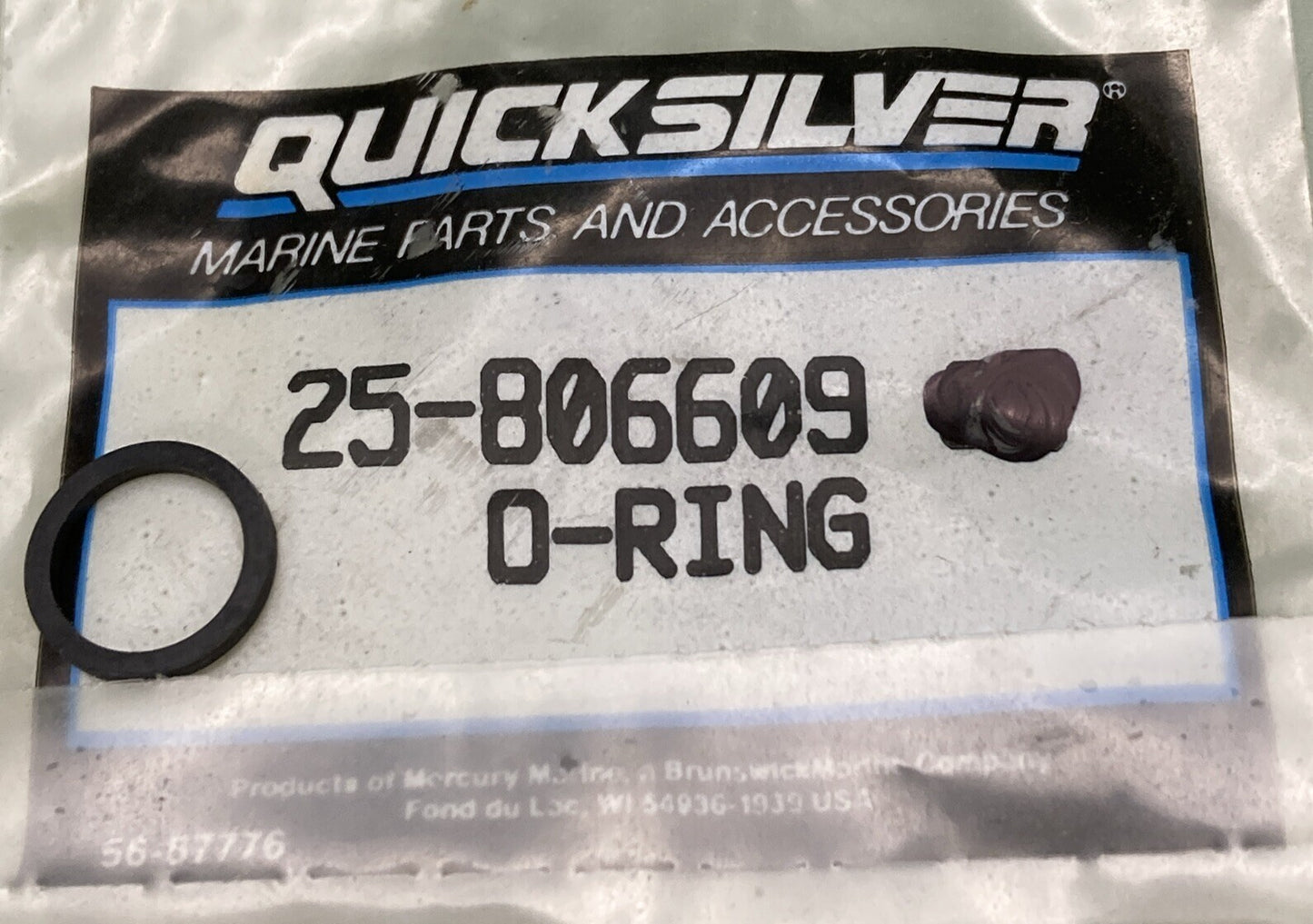 QTY 4 NEW GENUINE MERCURY QUICKSILVER 25-806609 O RING QUAD