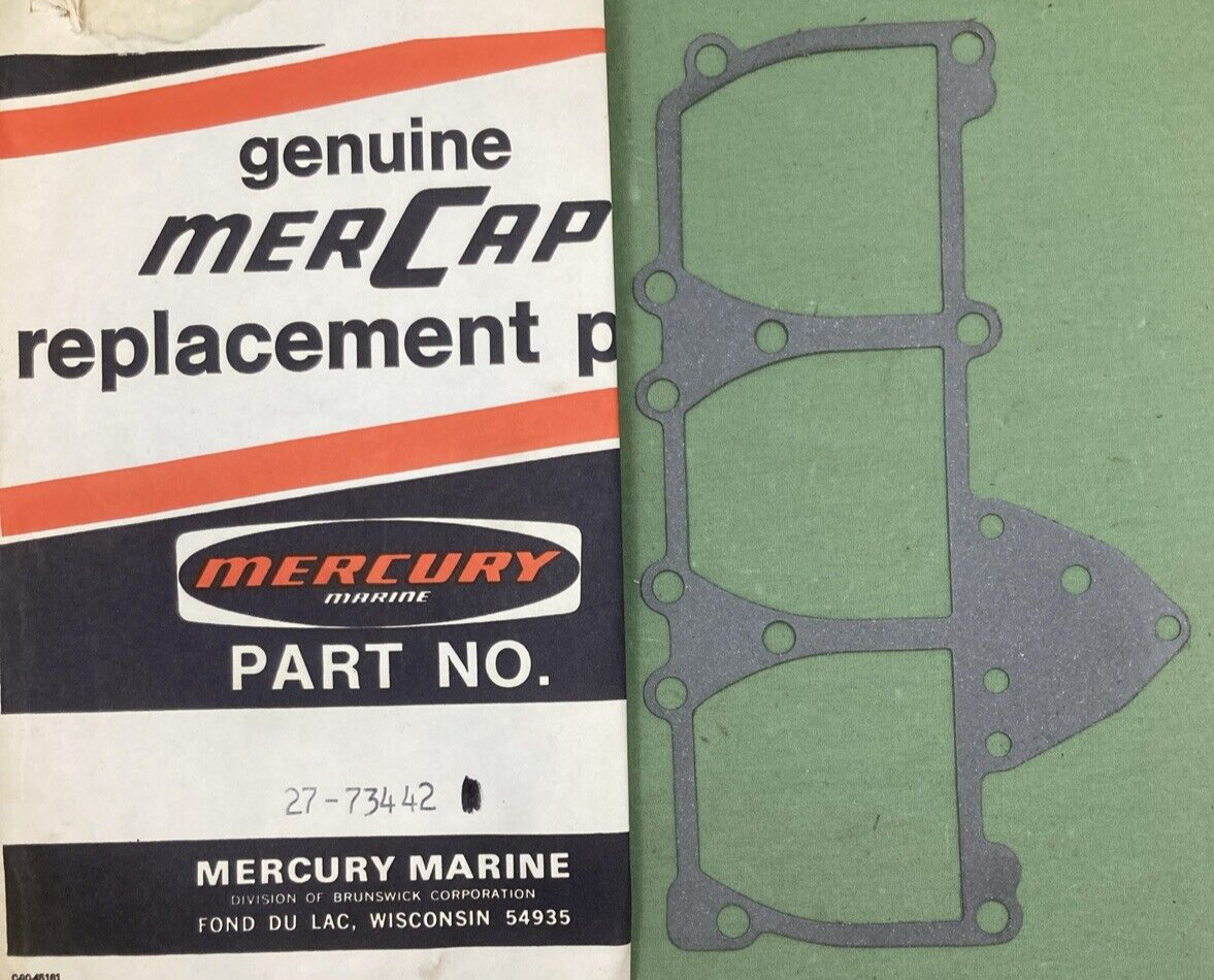 NEW GENUINE MERCURY QUICKSILVER 27-73442 GASKET TRANSFER PASSAGE COVER