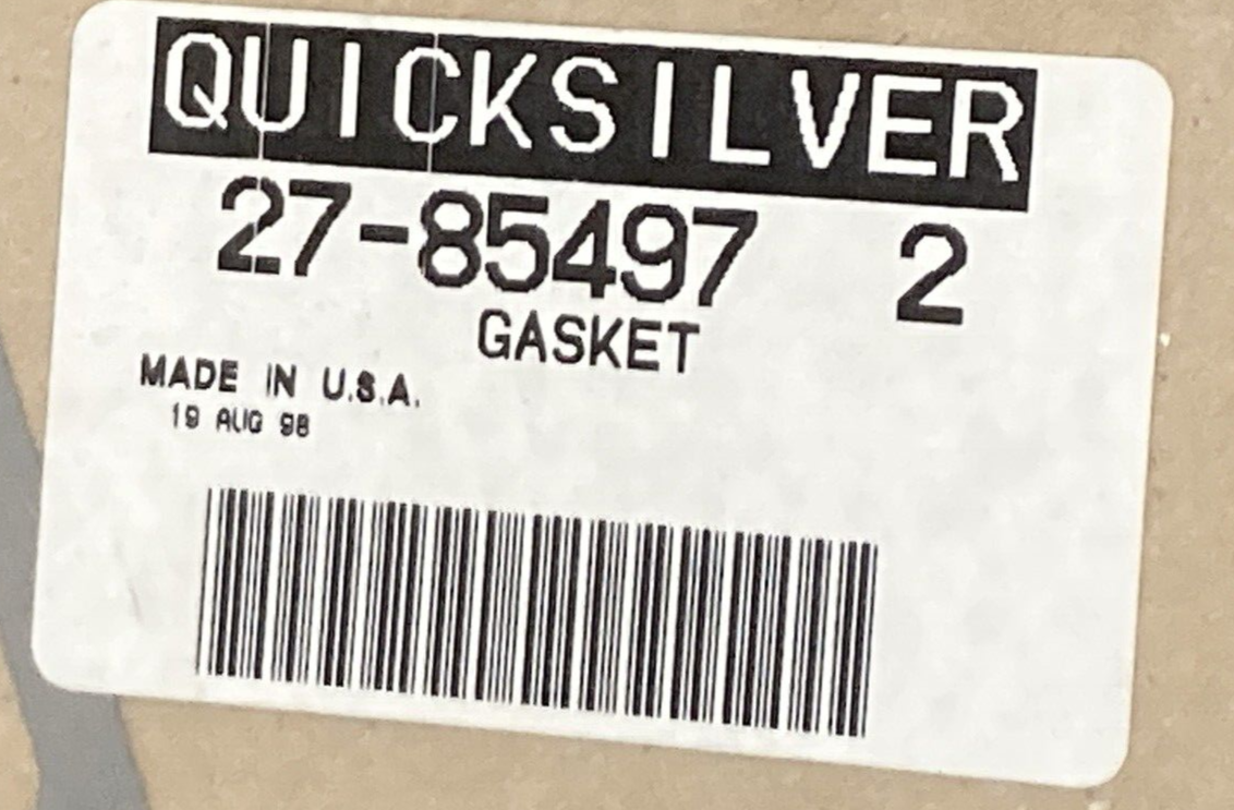NEW GENUINE MERCURY 27-854972 GASKET BAFFLE PLATE TO EXHAUST MANIFOLD COVER