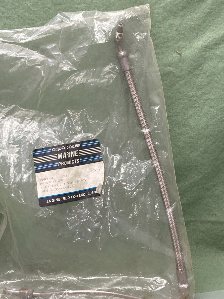 NEW MERCURY 32-45973 HOSE, HYDRAULIC, GIMBAL HOUSING TO TILT CYLINDER, STBD