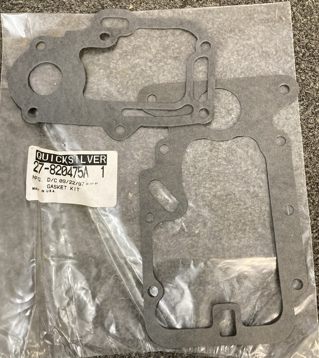 NEW GENUINE MERCURY QUICKSILVER 27-820475A 1 GASKET KIT OUTBOARD 35HP