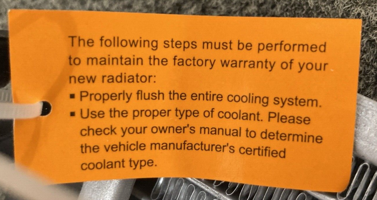 NEW SPECTRA PREMIUM INDUSTRIES CU13068 RADIATOR PLASTIC TANK ALUMINUM CORE HONDA