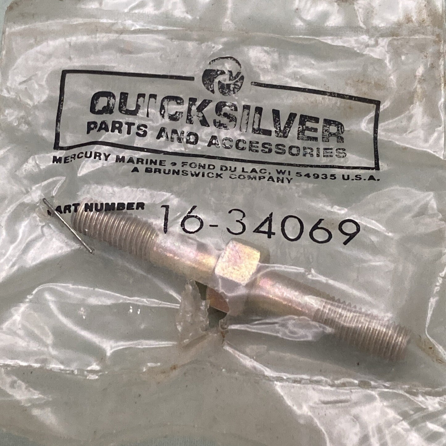 NEW GENUINE MERCURY QUICKSILVER 16-34069 STUD TRANSOM PLATE SHIFT LEVER