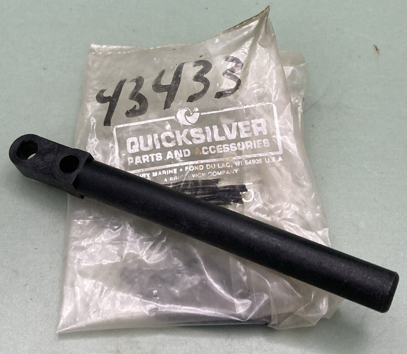 QTY 2 NEW GENUINE MERCURY QUICKSILVER 43433 GUIDE THROTTLE CABLE