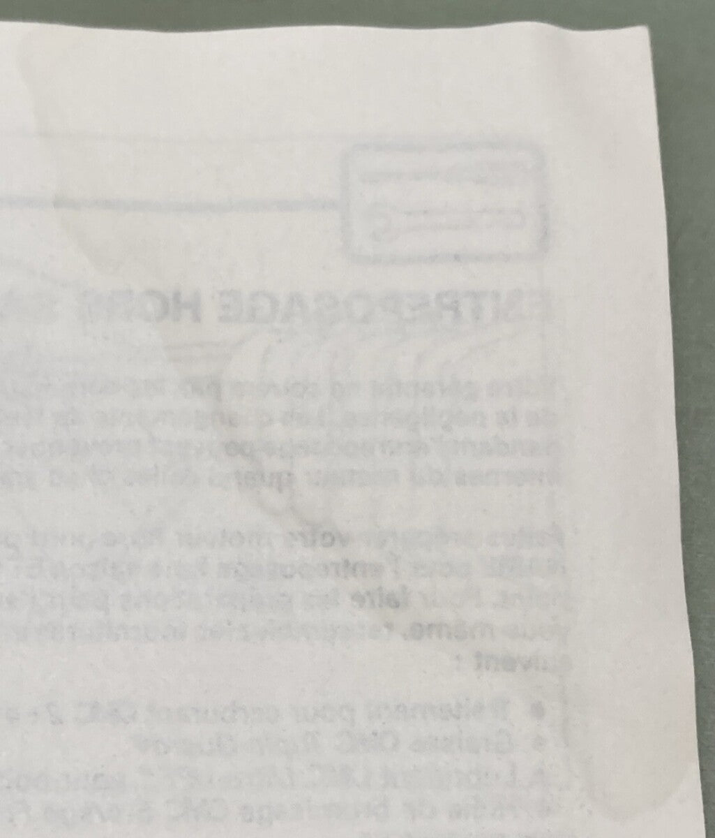 OMC 150 FFI OPERATION & MAINTENANCE MANUAL 213198 ENGLISH FRENCH 1996