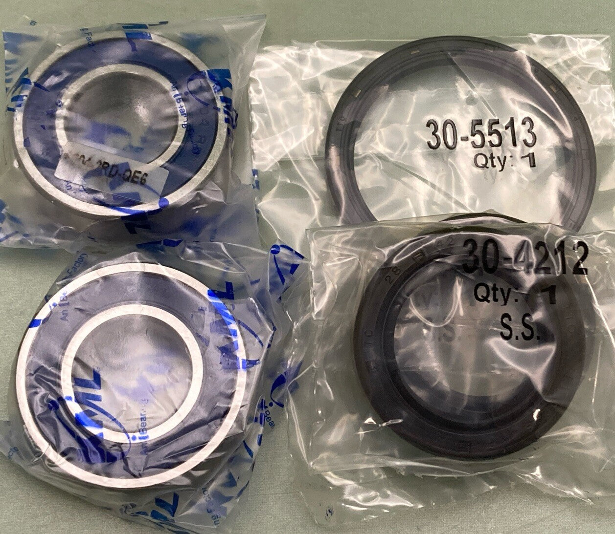NEW GENUINE ALL BALLS RACING 0215-0021 FRONT WHEEL BEARING SEAL KIT