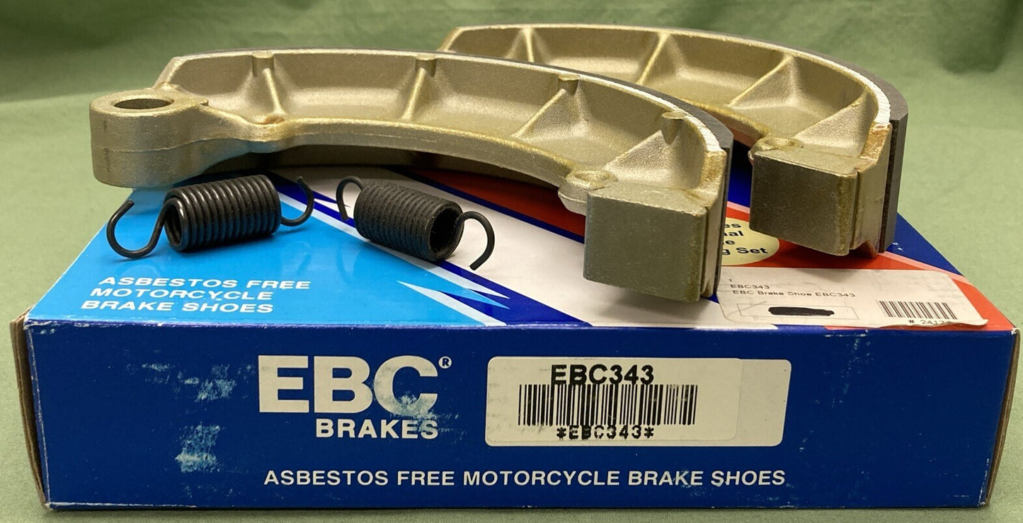 NEW GENUINE EBC BRAKES EBC343 BRAKE SHOES WITH SPRINGS SET REAR