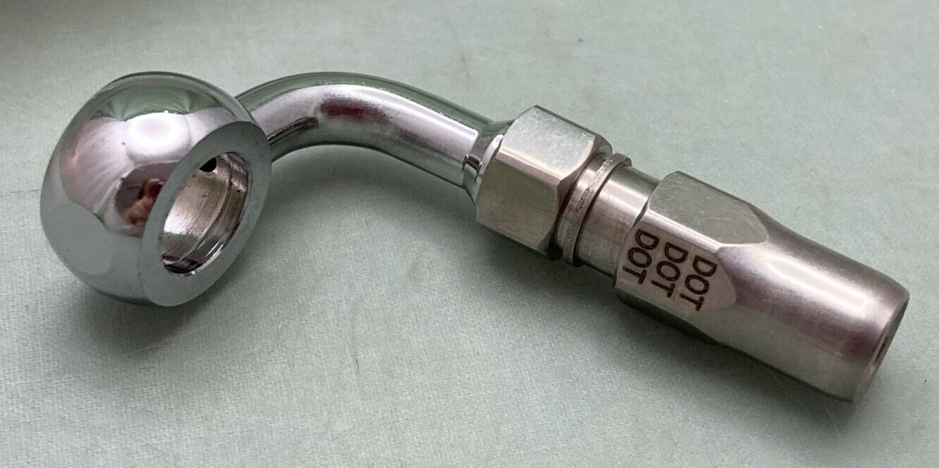 NEW BYO BRAKE 1742-0301 BRAKE BANJO 10MM 90 DEGREES