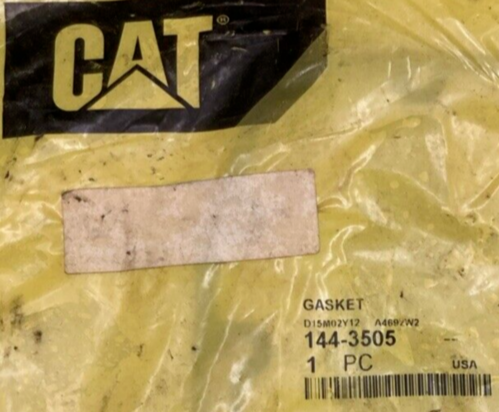NEW GENUINE CATERPILLAR 1443505 GASKET RECTANGLE