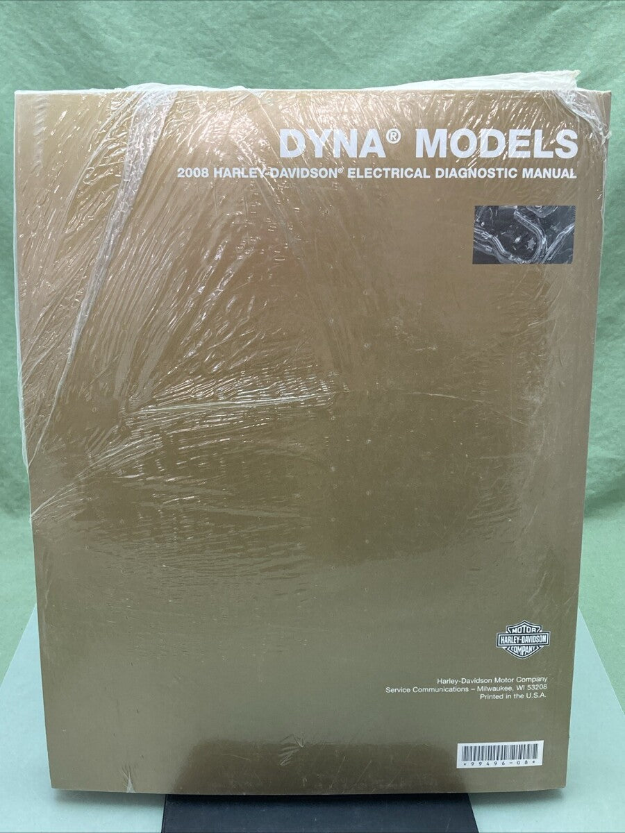 NEW HARLEY DAVIDSON 99496-08 DYNA MODELS 2008 ELECTRICAL DIAGNOSTIC MANUAL