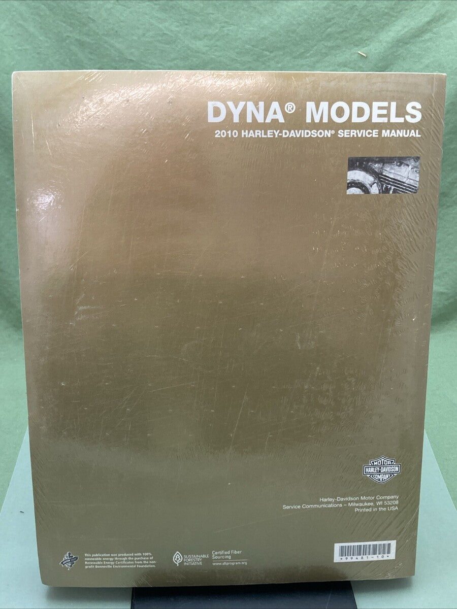 NEW HARLEY DAVIDSON 99481-10 DYNA MODELS 2010 SERVICE MANUAL