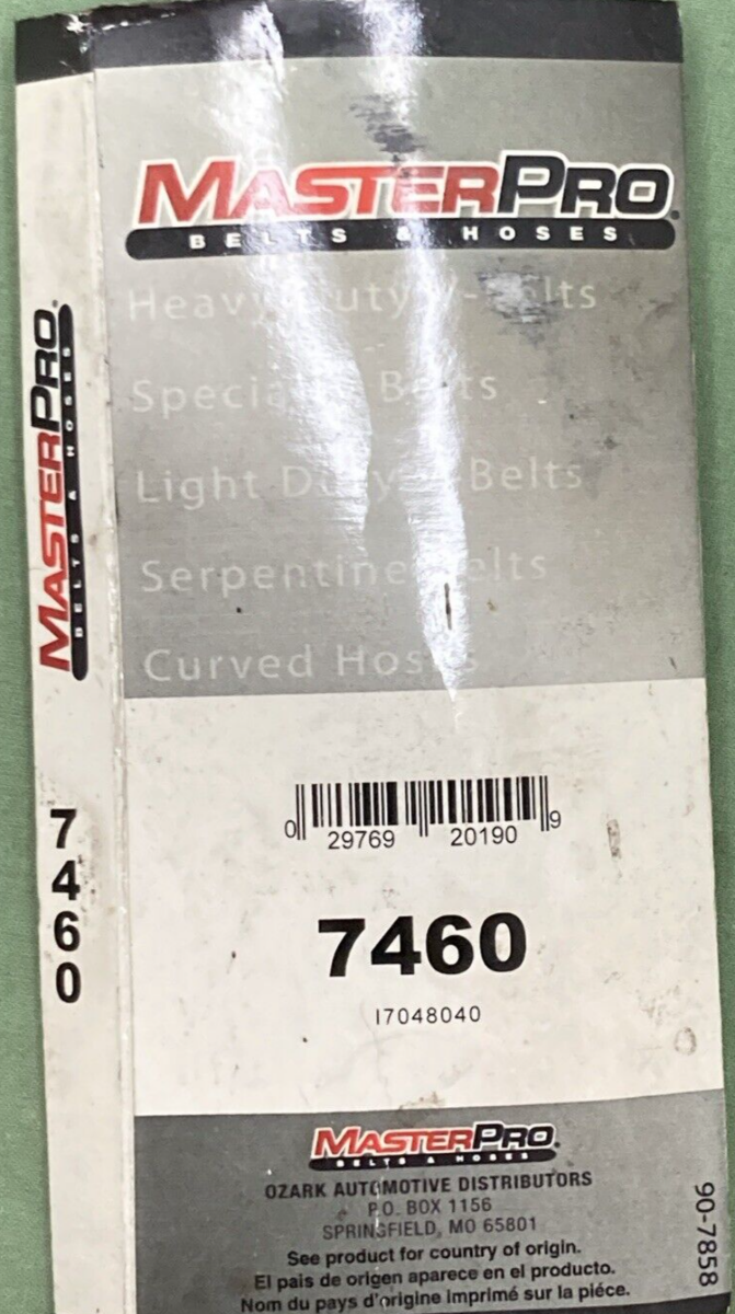 NEW MATERPRO 7460 V-BELT 46.82" High Capacity Standard 36°