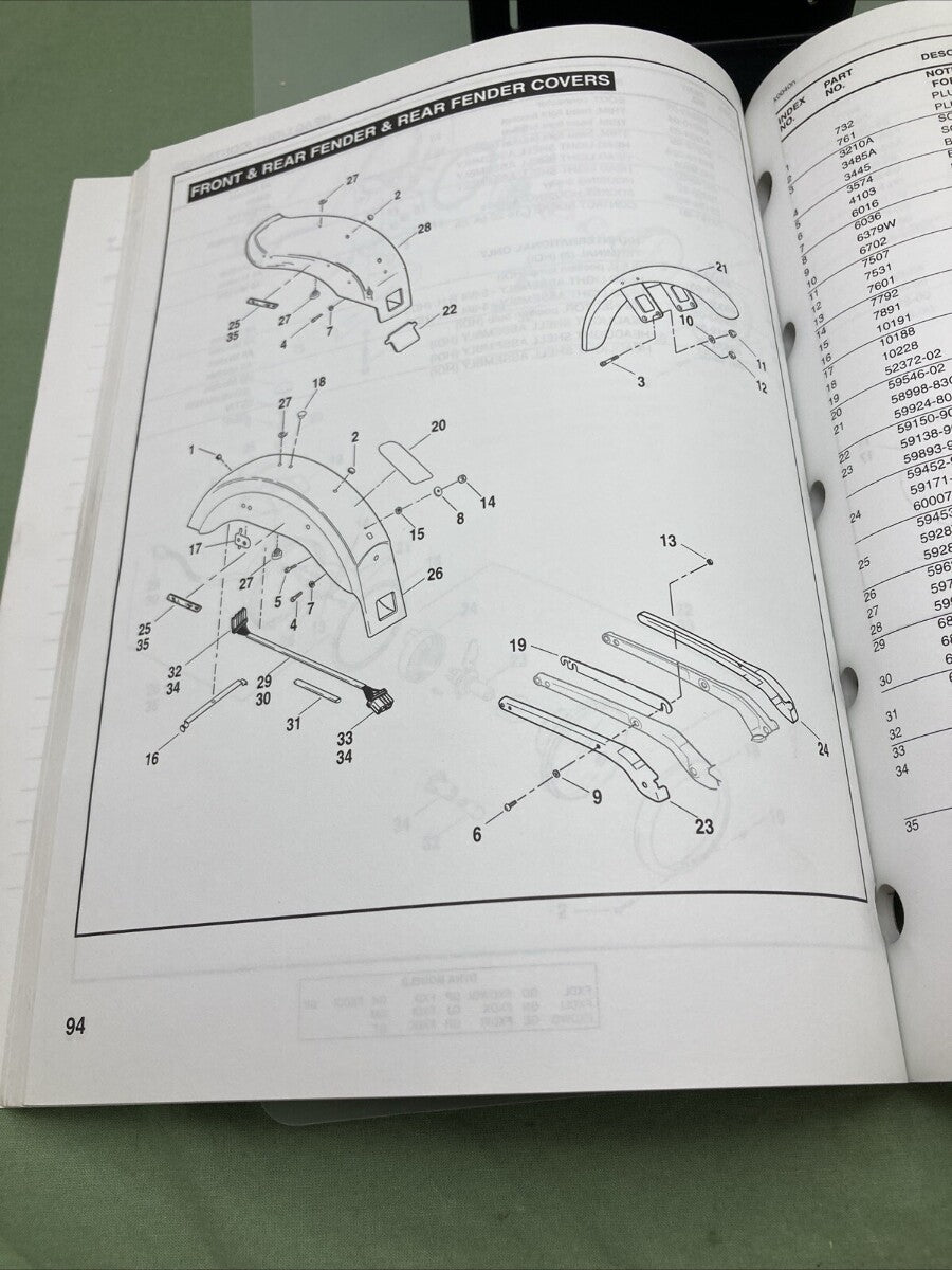 HARLEY DAVIDSON 99439-05 DYNA MODELS 2005 PARTS CATALOG