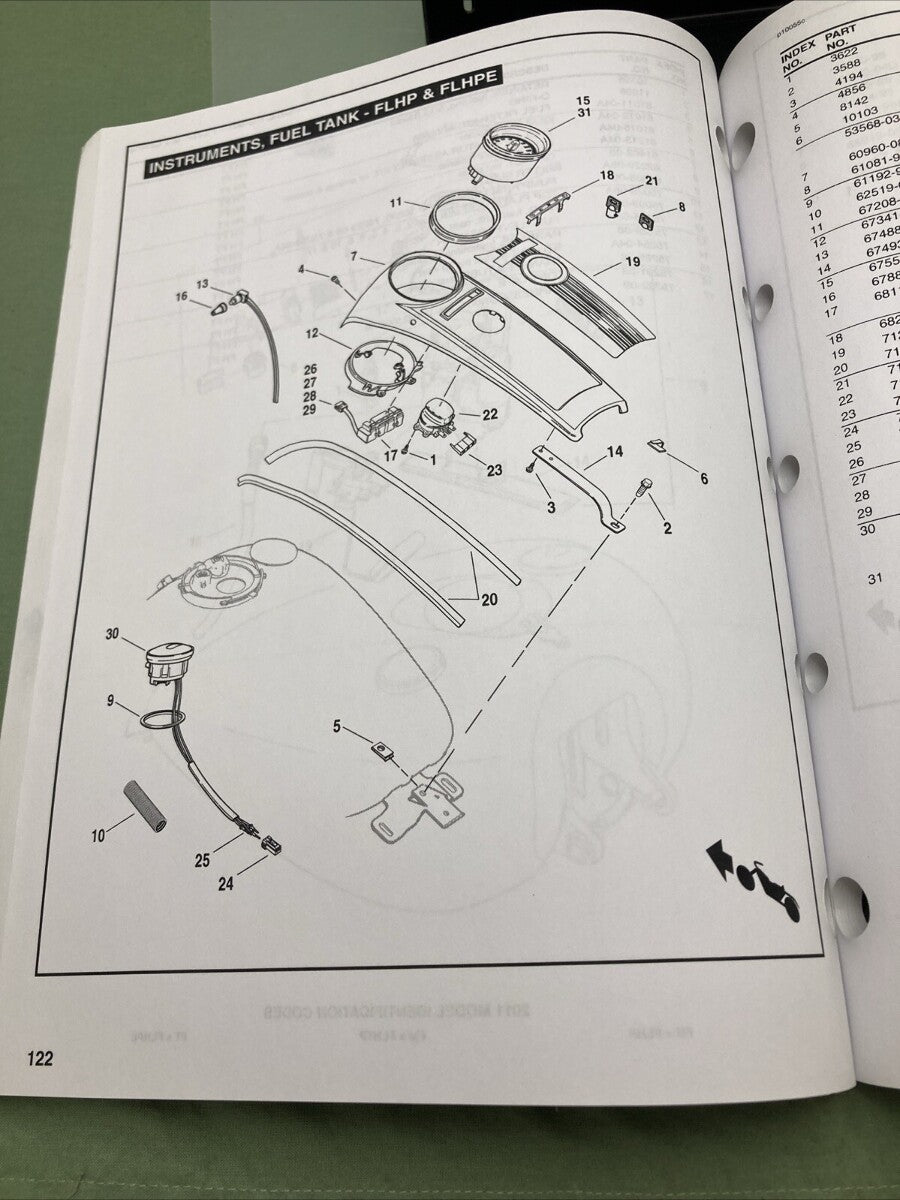 HARLEY DAVIDSON 99545-11 POLICE MODELS 2011 PARTS CATALOG