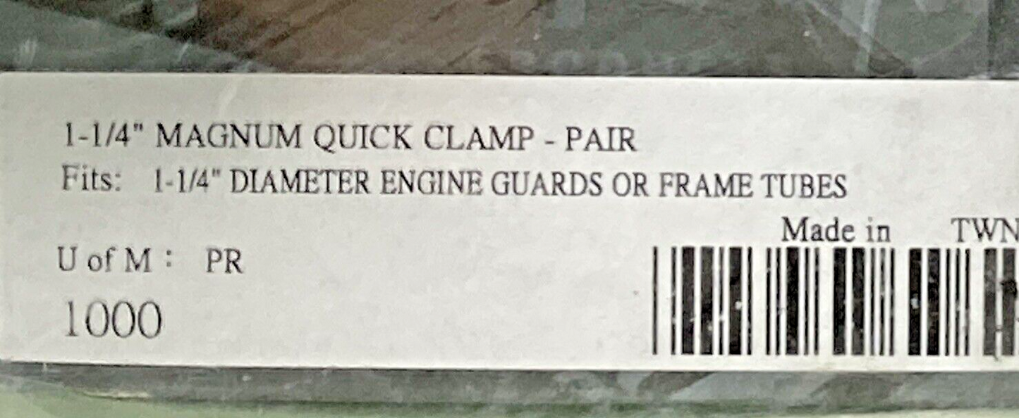 NEW GENUINE KURYAKYN 1000 Magnum Quick Clamp Set 1-1/4"