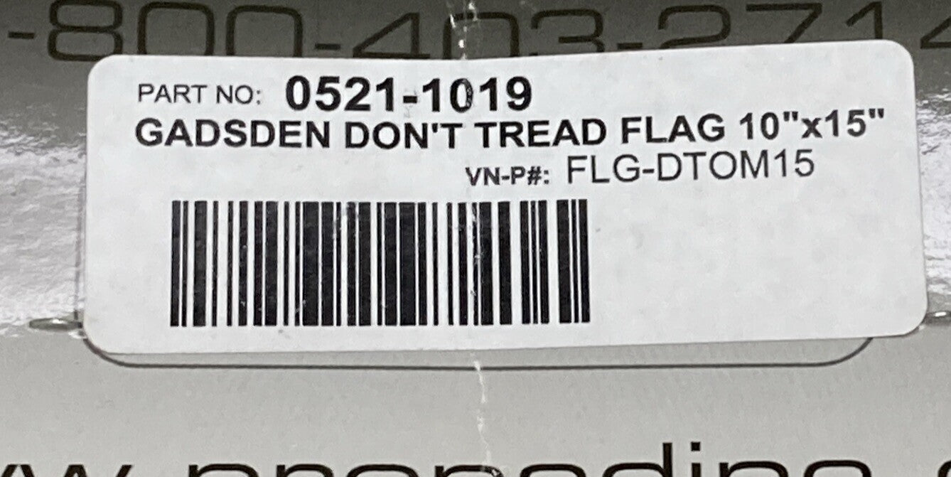 NEW PRO PAD 0521-1019 DON'T TREAD ON ME PARADE FLAG 10"X15"