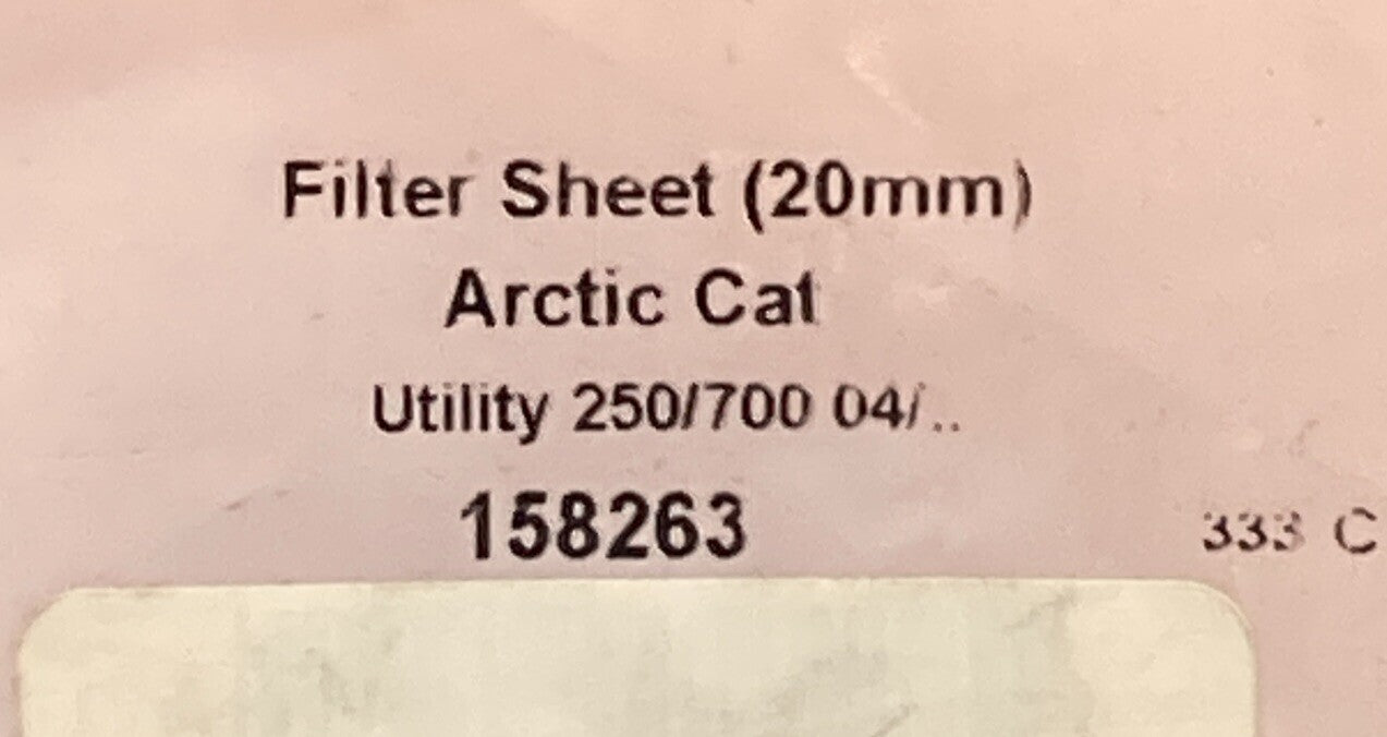NEW TWIN AIR 158263 AIR FILTER ATV ARTIC CAT