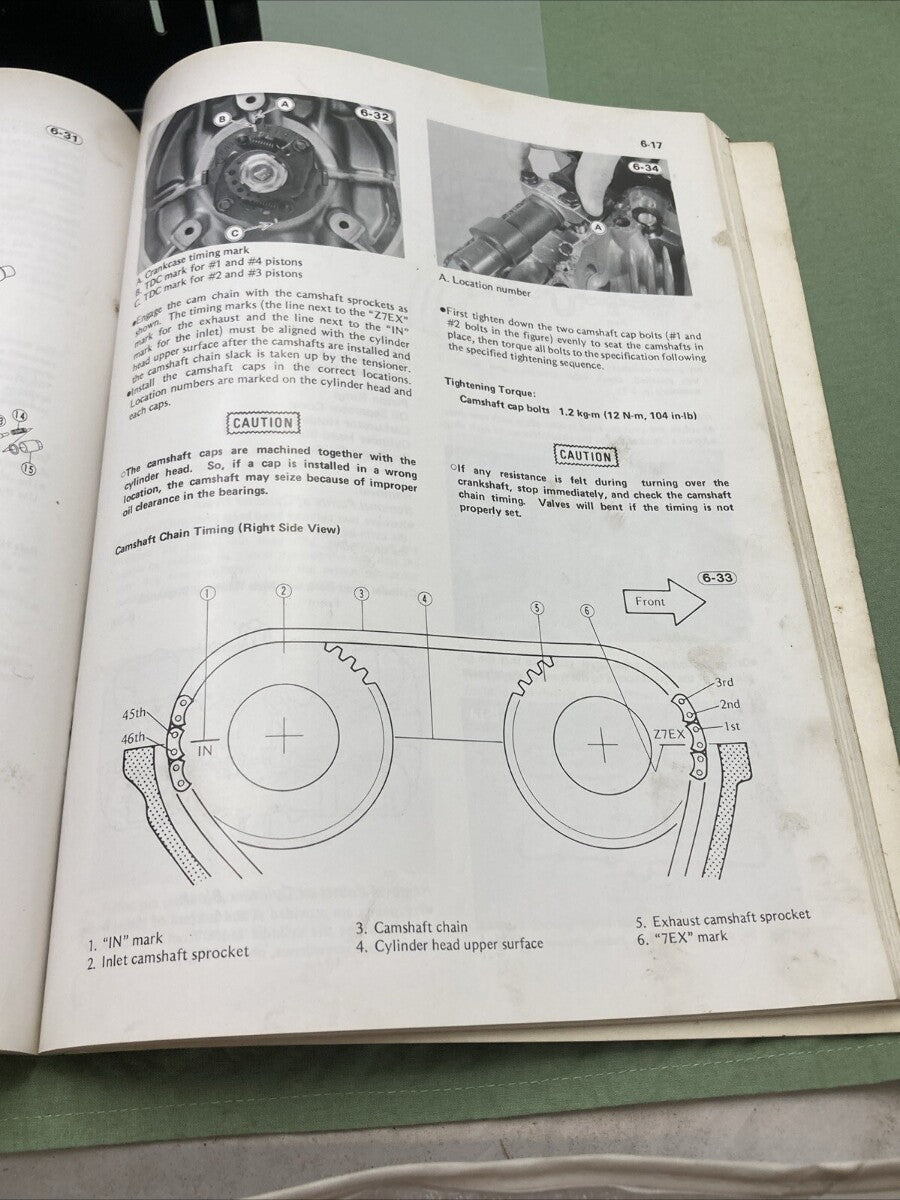KAWASAKI 99924-1035-01 KZ750 SHAFT 1982 SERVICE MANUAL