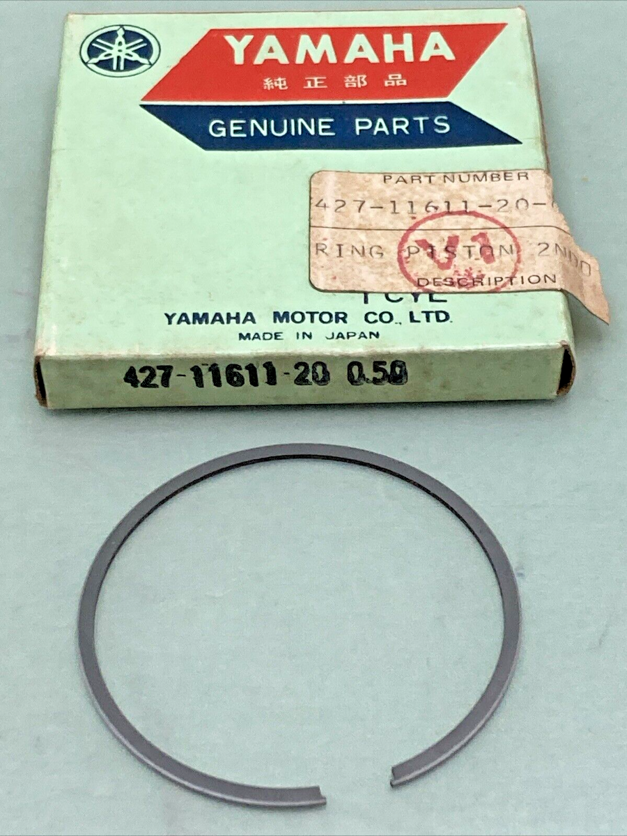 NEW GENUINE YAMAHA 427-11611-20 PISTON RING 0.50