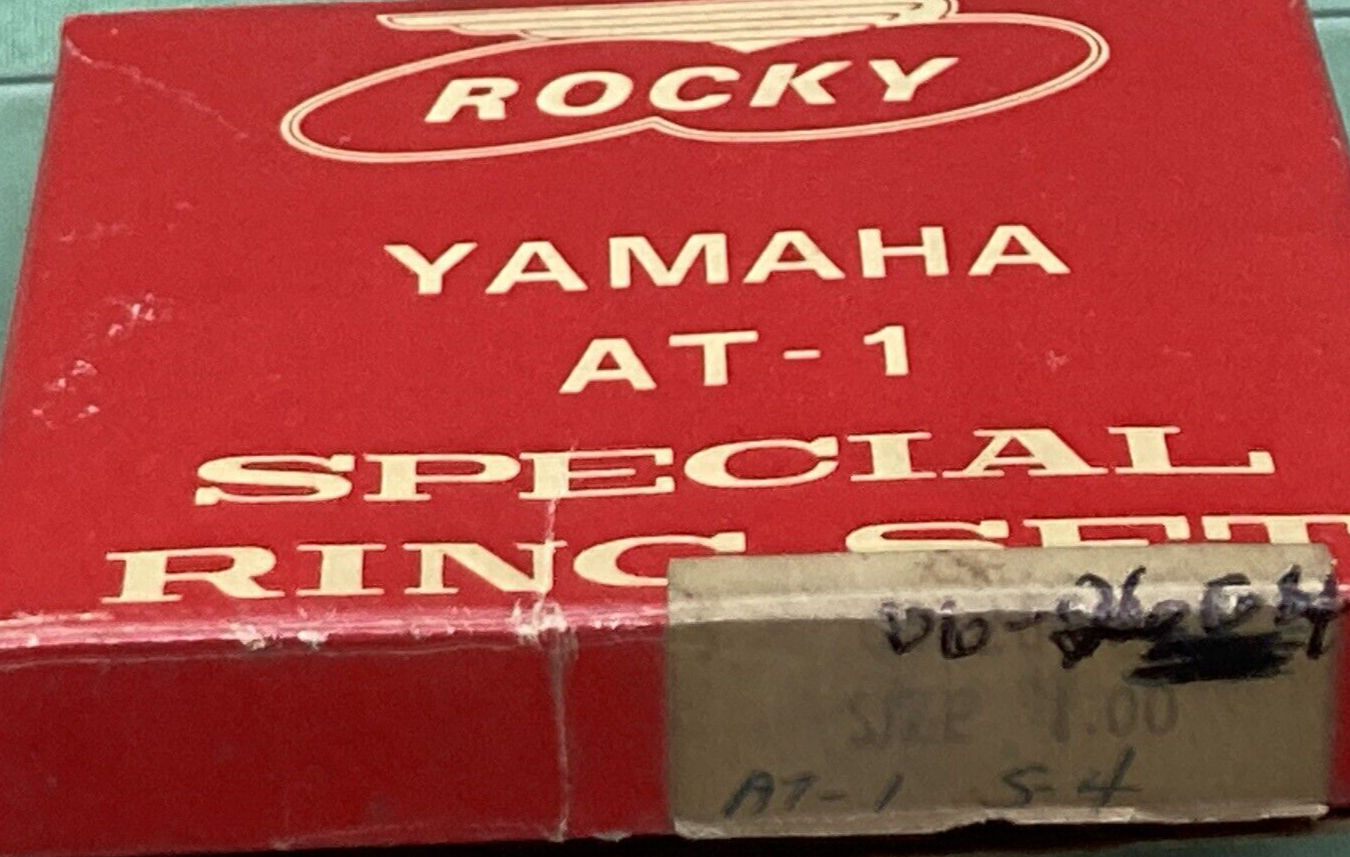 NEW GENUINE ROCKY YAMAHA 06-2604 PISTON RING SET 1.00