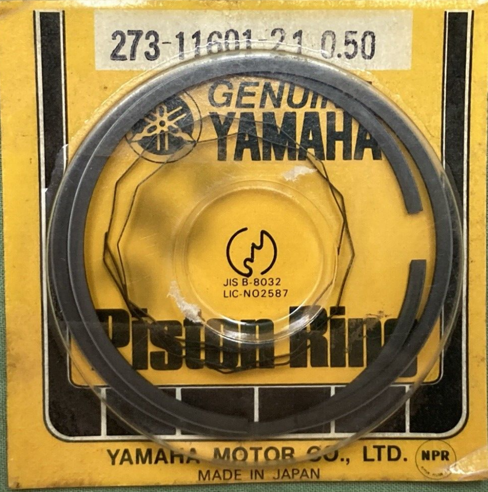 NEW GENUINE YAMAHA 273-11601-21 PISTON RING SET 0.50
