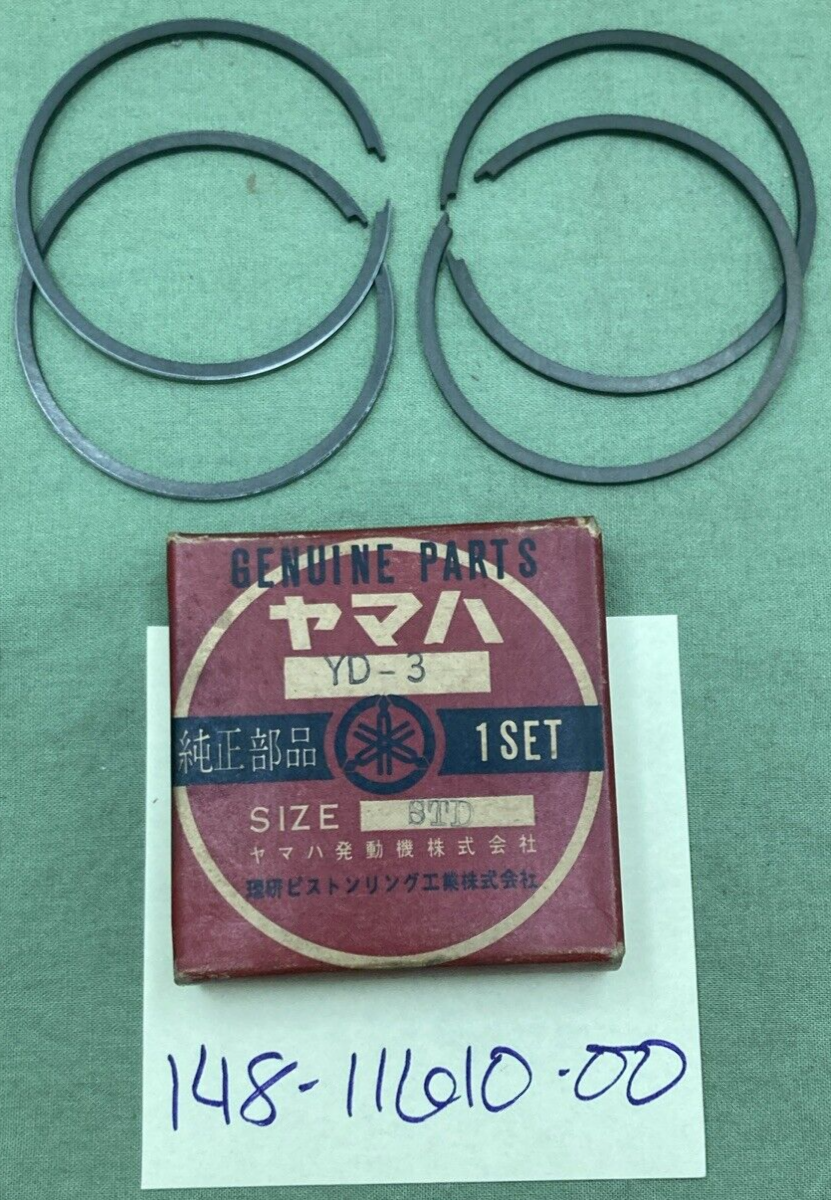NEW GENUINE YAMAHA 148-11610-00 PISTON RING SET STD