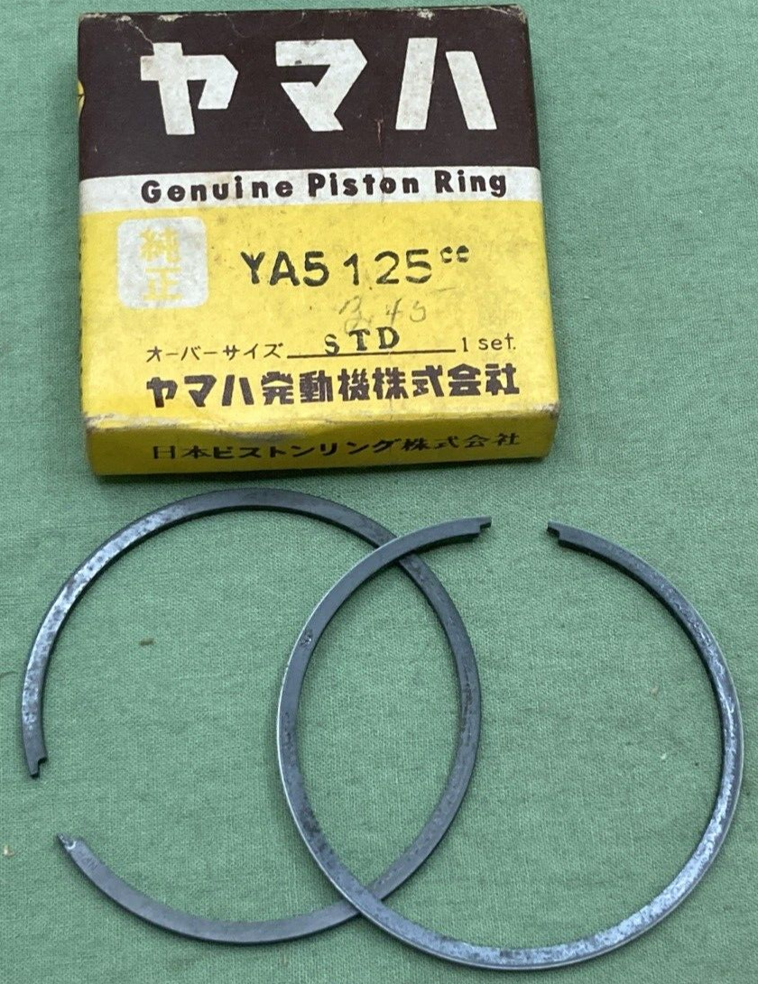 NEW GENUINE YAMAHA 150-11601-00 YA5 PISTON RING SET STD