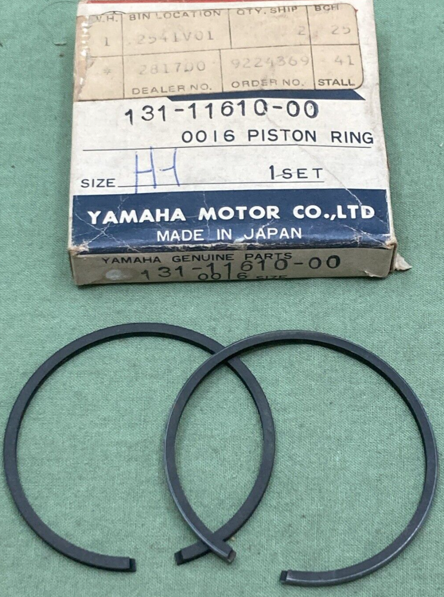 NEW GENUINE YAMAHA 131-11610-00 PISTON RING SET STD